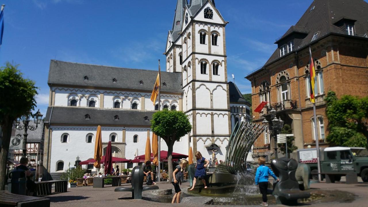 Penthouse Im Historischen Fachwerkhaus Mit Grosser Dachterrasse An Zentralster Lage Boppard Exterior photo