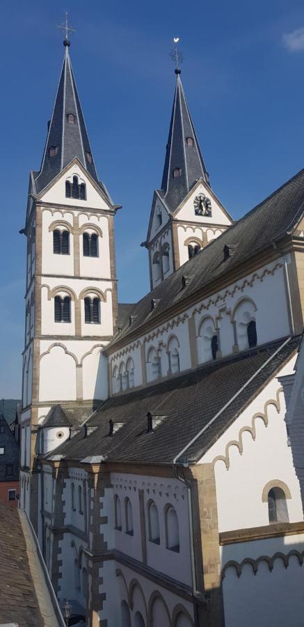 Penthouse Im Historischen Fachwerkhaus Mit Grosser Dachterrasse An Zentralster Lage Boppard Exterior photo